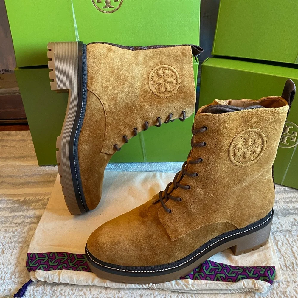 Tory Burch Miller Suede Ankle Boots